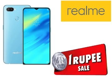 Realme 1 rupee sale - Relame Backpack, Realme2 Pro,  Earbuds