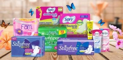 Get up to 50% discount on sanitary pads