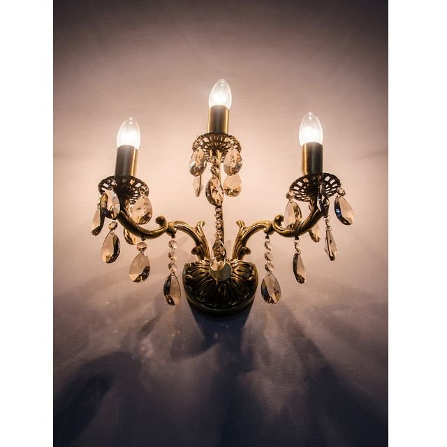 Fos Lighting Gold-Toned Wall Lamp