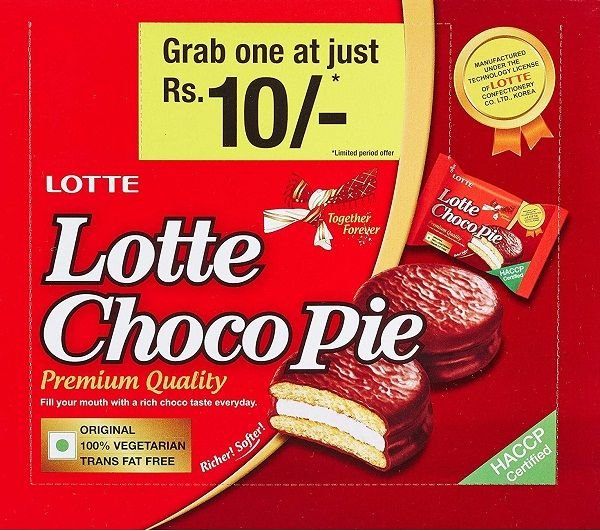 Lotte Choco Pie, 450g & Get Rs.25 Cashback