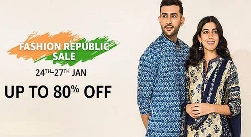 Amazon Fashion Republic Sale: Upto 80% off on Lifestyle Products