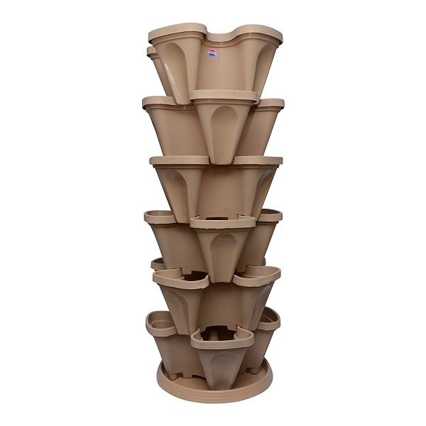 Malhotra Plastic Stack-A-Pot For Floor Set