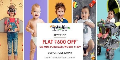 Firstcry Rebublic Week(21st- 27th Jan): Latest Deals On Baby Clothing