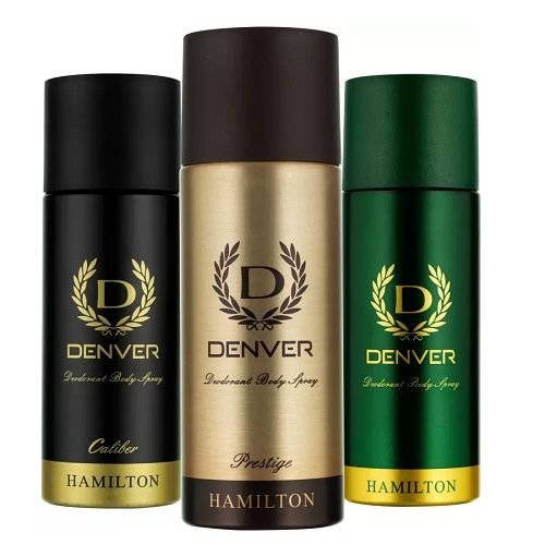 (Lowest Price)Denver Hamilton, Prestige and Caliber Deo Combo, Pack of 3