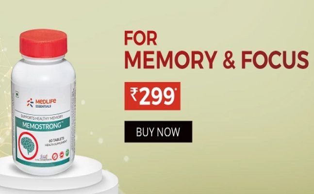 Medlife Essentials Memostrong, 60 Tablet @ Rs.299