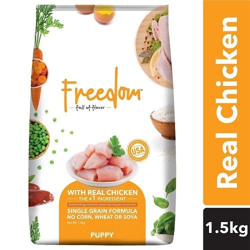 Freedom Puppy Dry Dog Food, Super Premium - 1.5 kg Pack