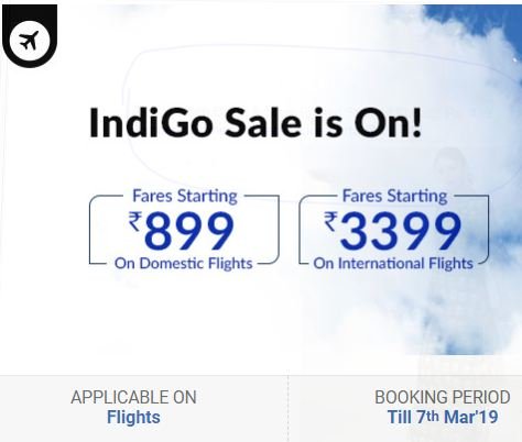 Indigo Sale Is On: Domestic Flight Fare Starts Rs. 899 only