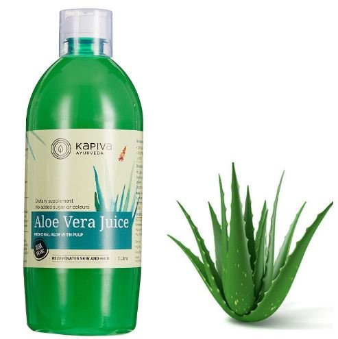 Kapiva Aloe Vera Juice - With Pulp, 1L at Rs. 195