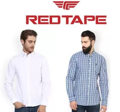 Flat 80% off on Red Tape Men Shirts From Rs. 339