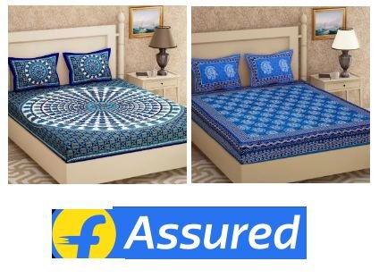 Branded Bedsheets Min. 76% Off IWS, Bombay Linen, more