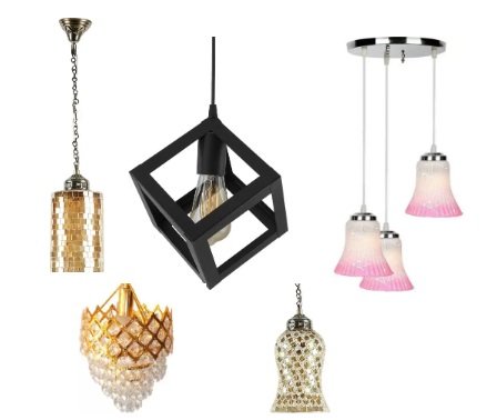 Ceiling Lights Minimum 87% off from just Rs. 186