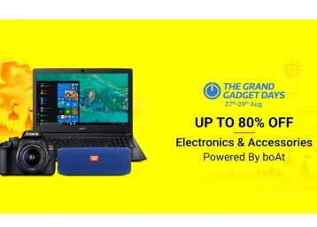 Flipkart - The Grand Gadgets Days Upto 80% OFF