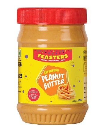 Feasters Peanut Butter Creamy Bottle, 510g @ Rs. 105