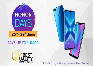 Amazon Honor Days: Mobiles upto 40% off