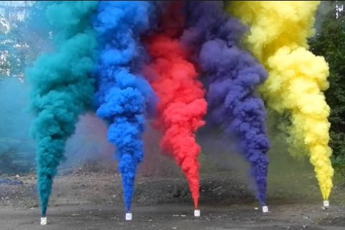 Holi Rainbow Smoke Pack of 5 @ Rs. 120 Only