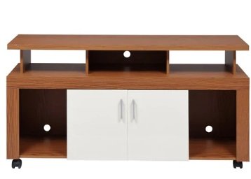 CasaCraft Victor TV Unit in Walnut & Brown Finish