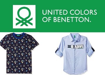 Min. 75% off United Colors Of Benetton Clothing From Rs. 180