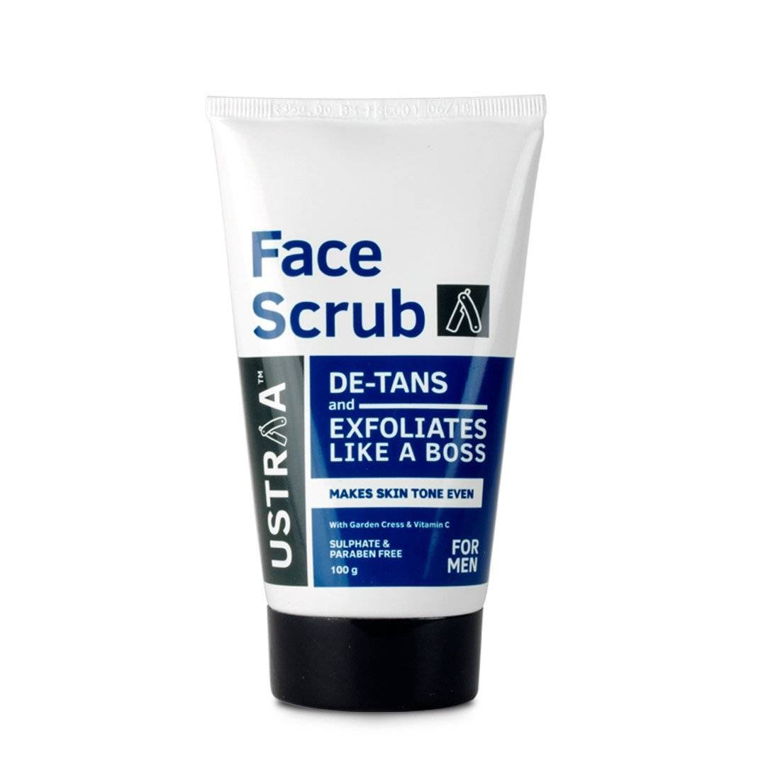 Buy Ustraa Face Scrub De-Tan, 100g