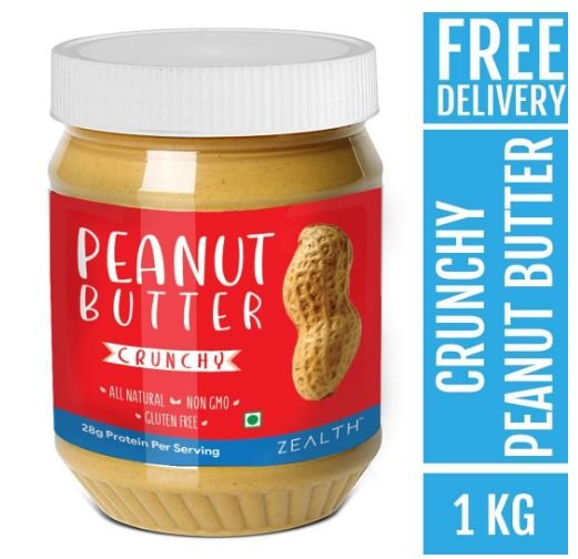 Zealth Peanut Butter 1kg [Amazon Fulfilled] + Extra 5% off